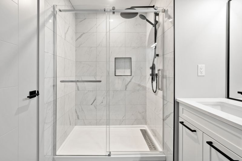 Spacious Shower Enclosure
